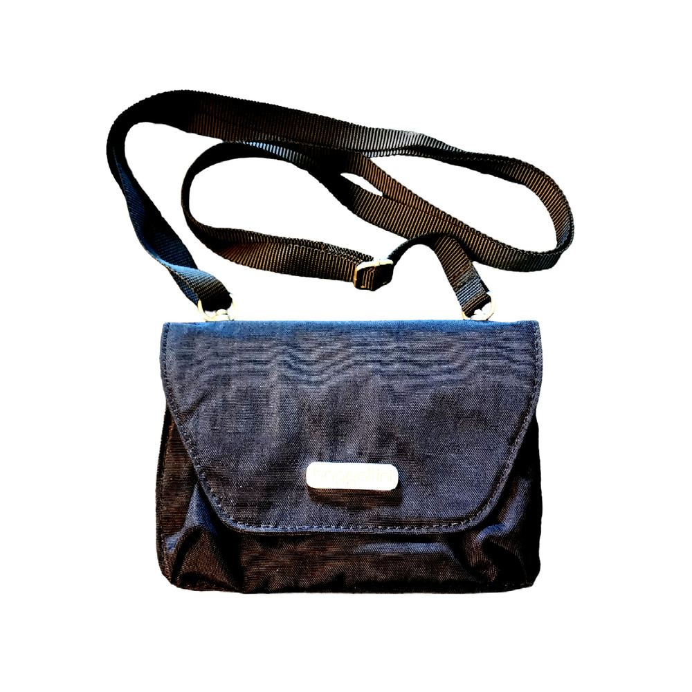 Baggallini Black Small Crossbody nylon bag